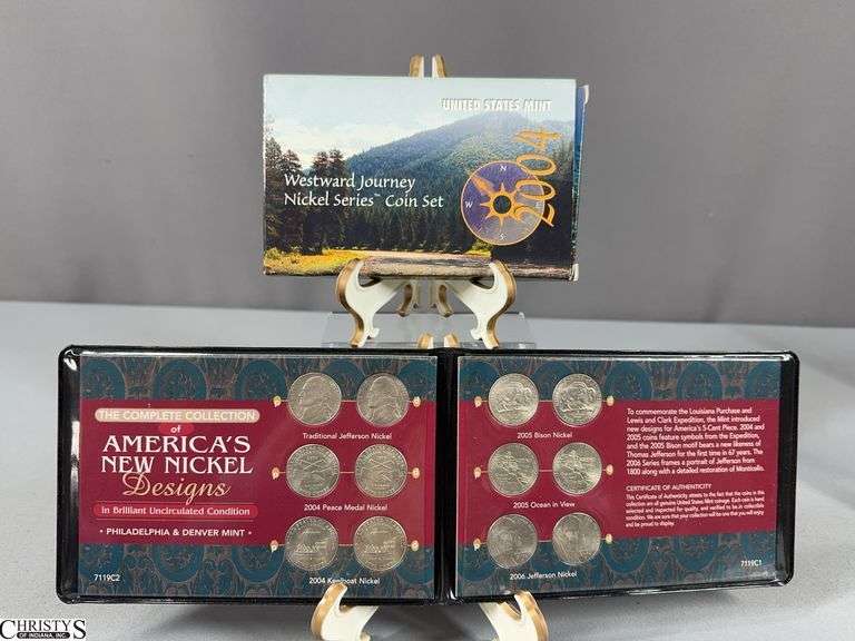 The Complete Collection of America's New Nickel Designs 12 Piece Set and Westward Journey Nickel Series Coin Set image