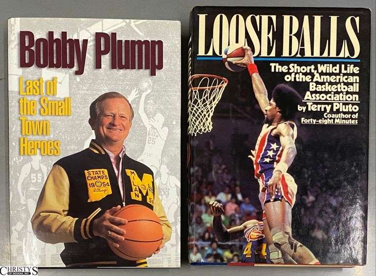 2 Basketball Books with Multiple Signatures Bobby Plump, Loose Balls image