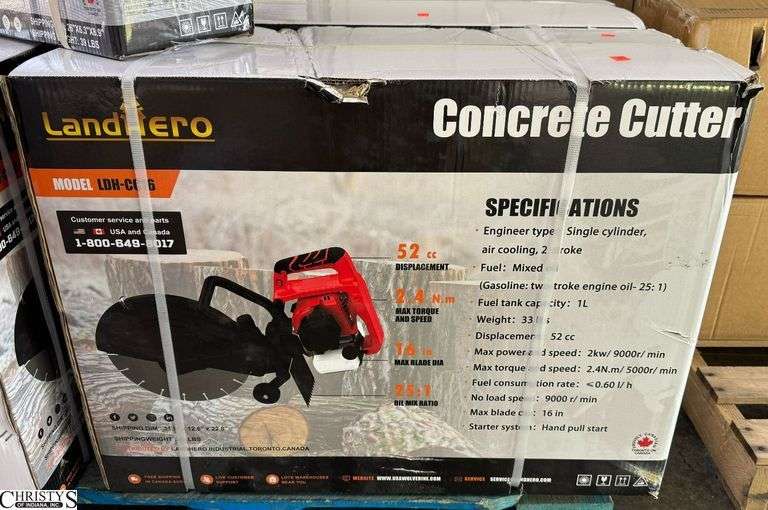 Landhero LDH-CC16 Concrete Cutter Gas Powered image