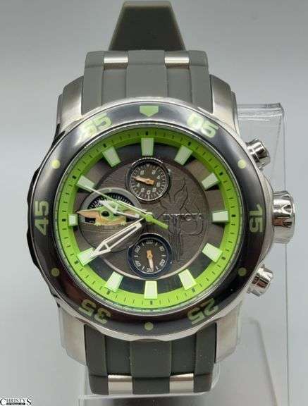 Invicta Star Wars Mandalorian Grogu Limited Edition 48mm Watch, Model 36603 image