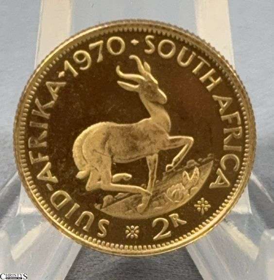 1970 South African 2 Rand Gold Piece image