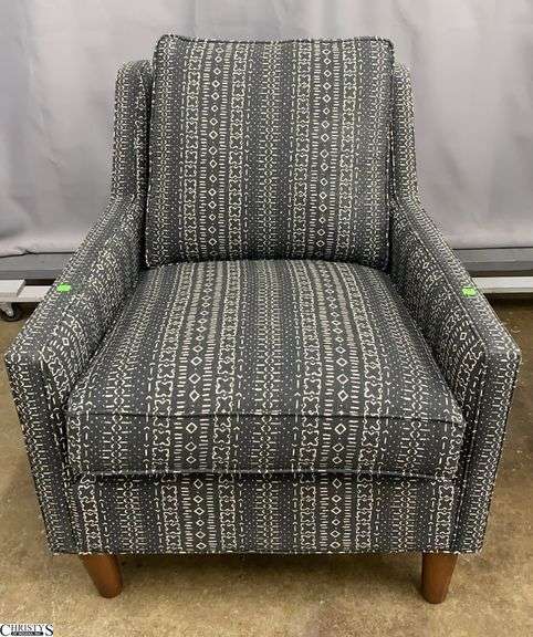 Dark Printed Craft Master Arm Chair 32x36x37" image