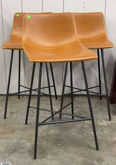 3 Poly & Bark Counter Stools - 34" T - 24" S of each image
