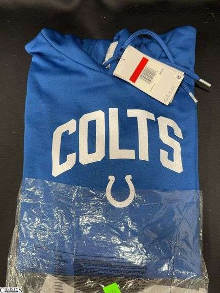 NFL Onfield Apparel Women's NFL Colts Hoodie Size Large.  New in Package image