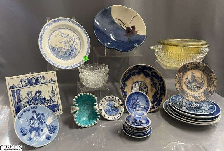 Blue and White Plates, Delft, Mixing Bowls, Pottery Bowl image