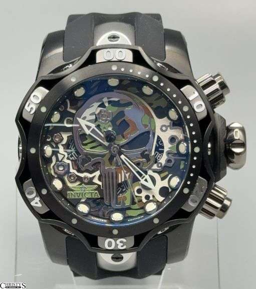 Invicta Venom Marvel Punisher Limited Edition 52.5mm Watch Model 30630 image