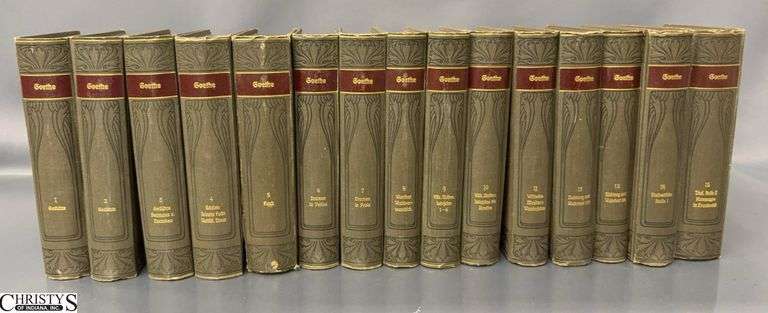 "Goethes Werke" 15 Volumes "Goethe" after Johann Wolfgang von Goethe image