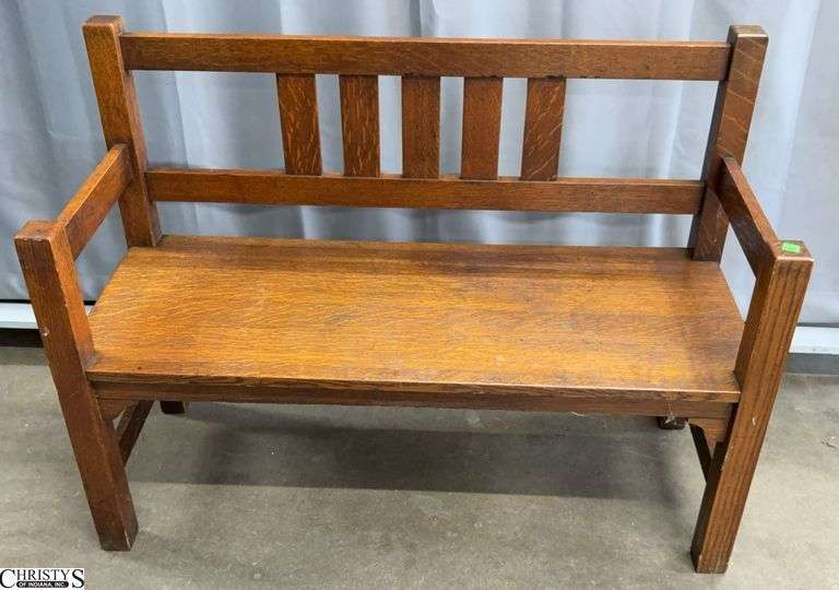 Wooden Entry Bench, 42x16x32" image