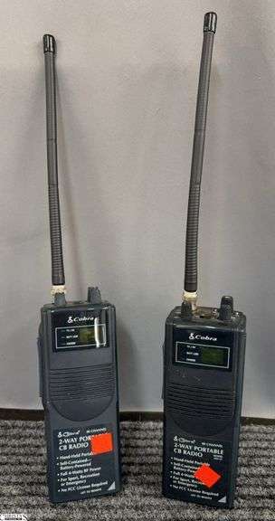 2 Cobra 2-Way Portable CB Radios image