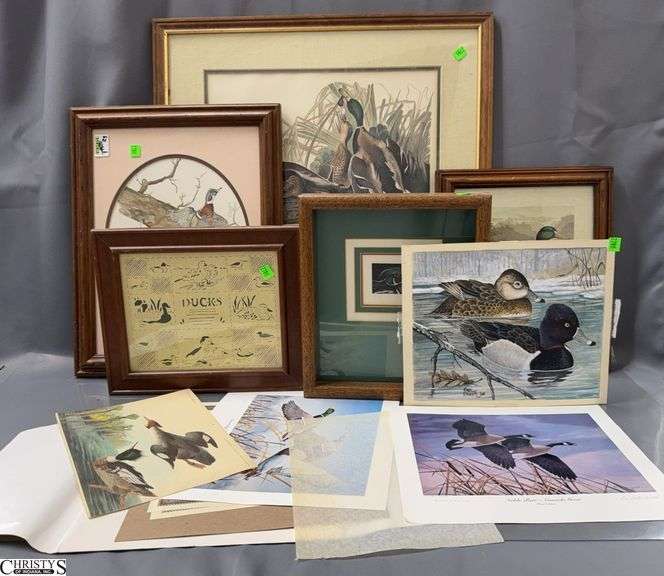 Framed and Unframed Artwork and Prints, Ducks Largest 19x24" image