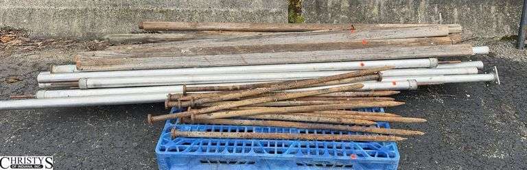 Tent poles and stakes image