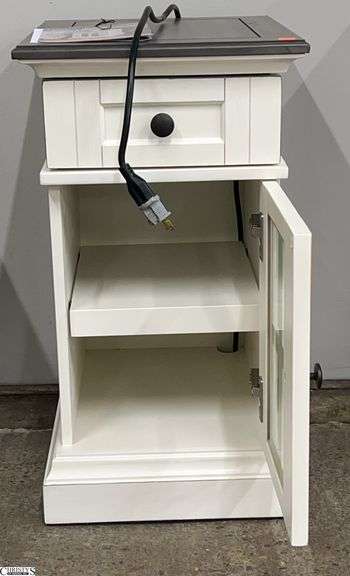 Tresanti Powered Nightstand - 14" x 17.5" x 25" image