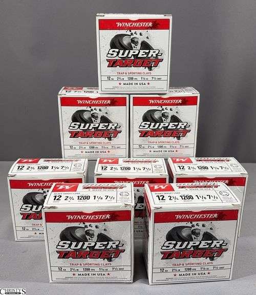 8 Boxes of 25 Winchester Super Target Trap & Sporting Clays  12 ga. Shotshells image