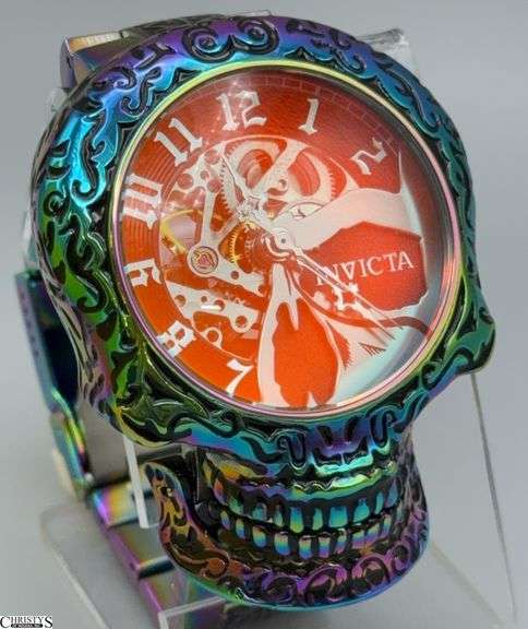 Invicta Artist Series Automatic Skull 50.5mm Watch Model 35110 image