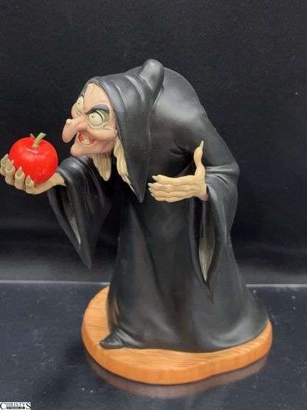 Walt Disney Classic Collection Witch "Take the apple, dearie." Figure  in Boxes with Certificate of Authenticity. image