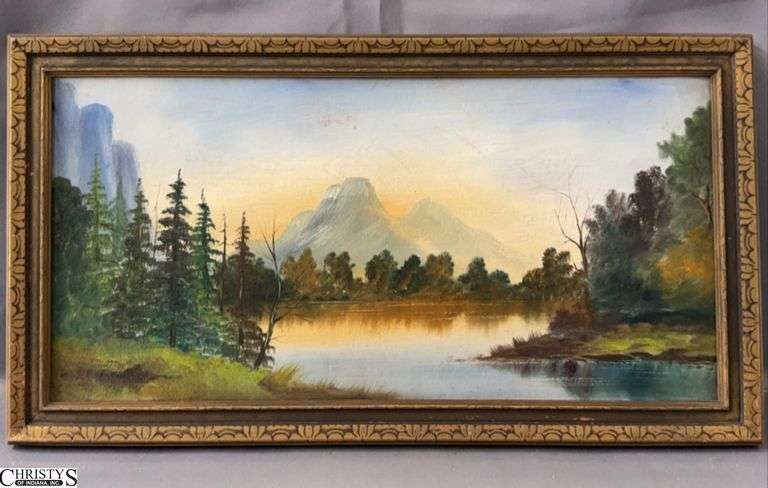 Painting on Board, 26x14.5" image
