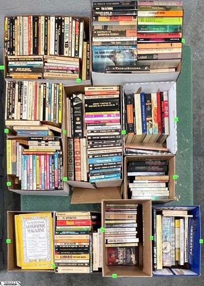 Skid of Various Genre Books, Magazines - Science Fiction and Others  - SKID NOT INCLUDED image