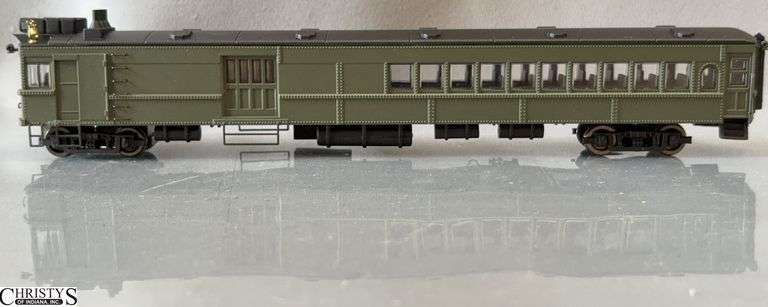 HO Spectrum EMC Gas Electric Doodlebug, Painted Green Unlettered image