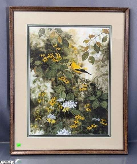 Signed Jean Vietor Lithograph 18 of 1000 - 25" x 31" of frame image