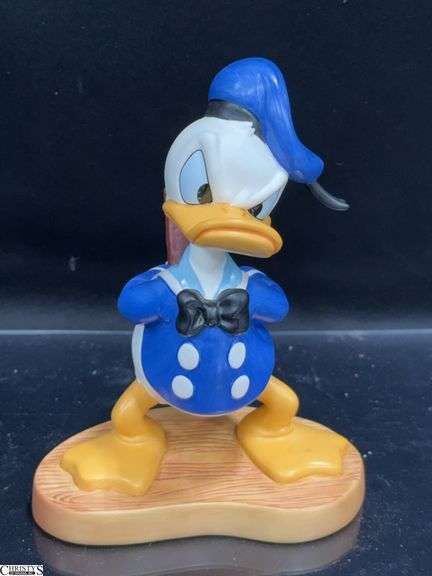 Walt Disney Classics Collection Donald Duck "Fowl Mood" Sculpture in Box with Certificate of Authenticity. image