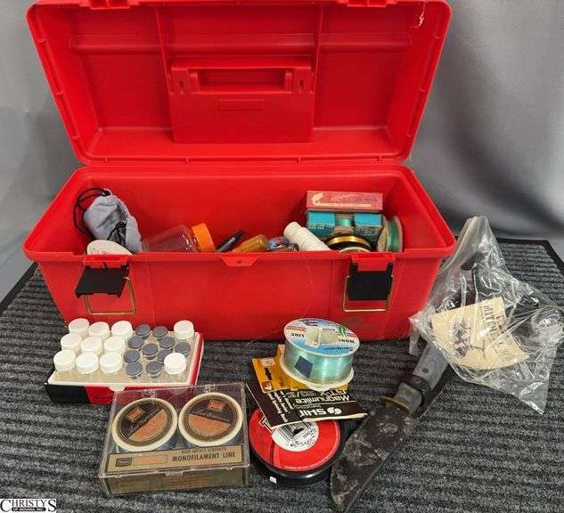 Tool Box with Fishing Line, and Accessories image