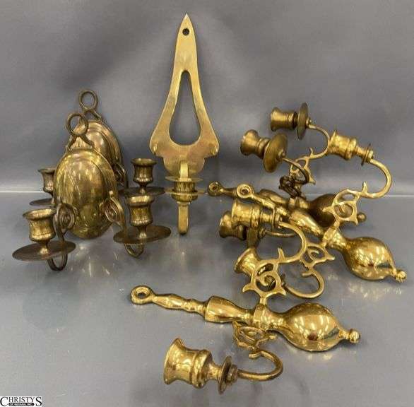 Brass Candle Wall Sconces image