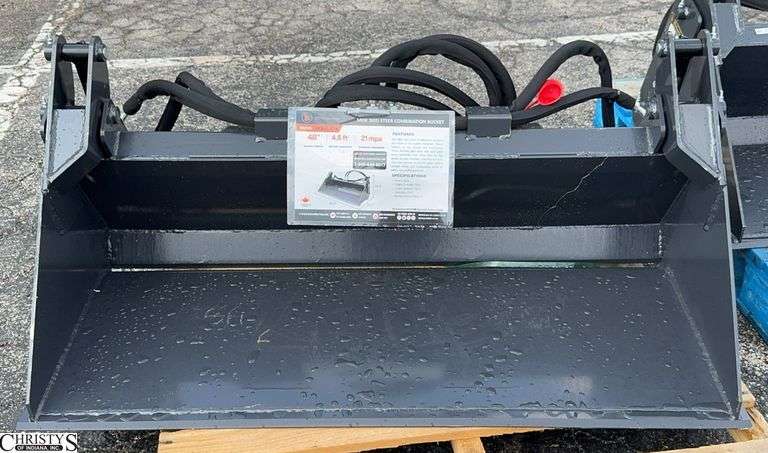 Wolverine MCB-11-48W Mini Skid Steer Combination Bucket image