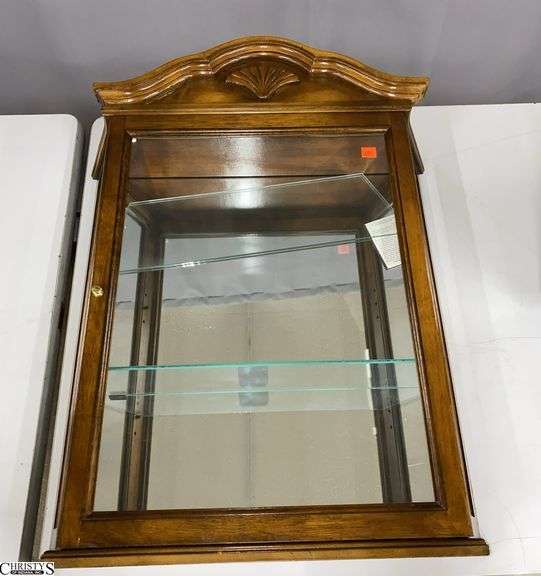 Wall Mount Curio Display Cabinet - 22" x 28" image