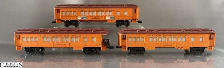 3 The Milwaukee Road Passenger Cars, Unboxed #9500, 9501 & 9502 image