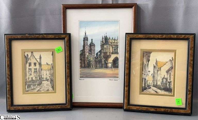 3pcs Prints, One Signed Largest 10x13" image