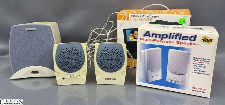 Kinyo Speakers, Audiovox 7" Portable DVD Player image