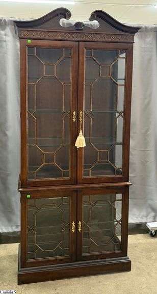 Pennsylvania House Chinoiserie Lighted Curio - 39" x 16" x 84" image