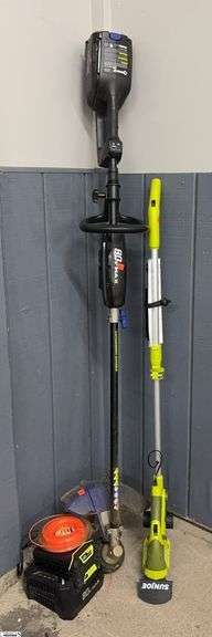 Kobalt Weed Eater, Sun Joe Trimmer image