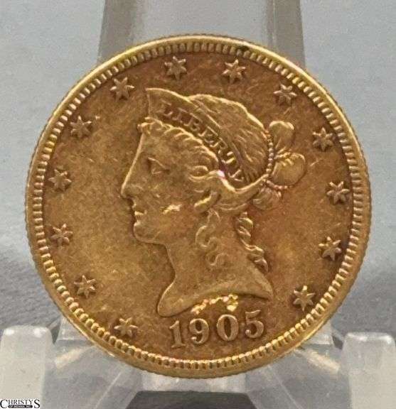 1905 Liberty Head Gold Eagle $10 Coin image