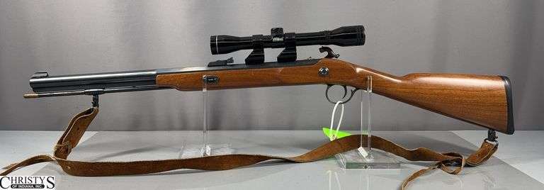 Thompson Center Arms White Mountain Carbine 50 cal. Black Powder Rifle with Tasco Pronghorn Scope.  No Paperwork Necessary image