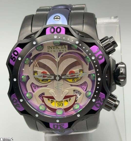 Invicta Reserve DC Comics Joker Limited Edition 52.5mm Watch -33811 image