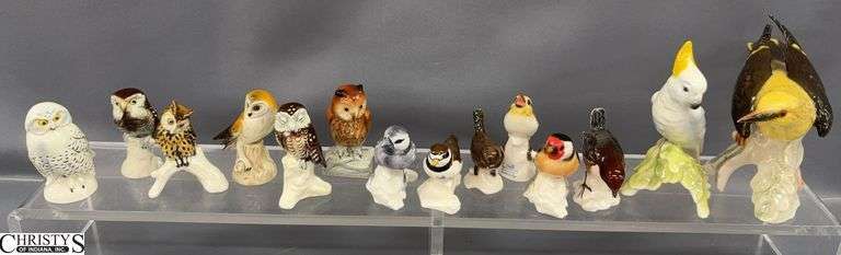 8 Goebel and West Germany Bird Figures. Tallest Golden Oriole 5" image