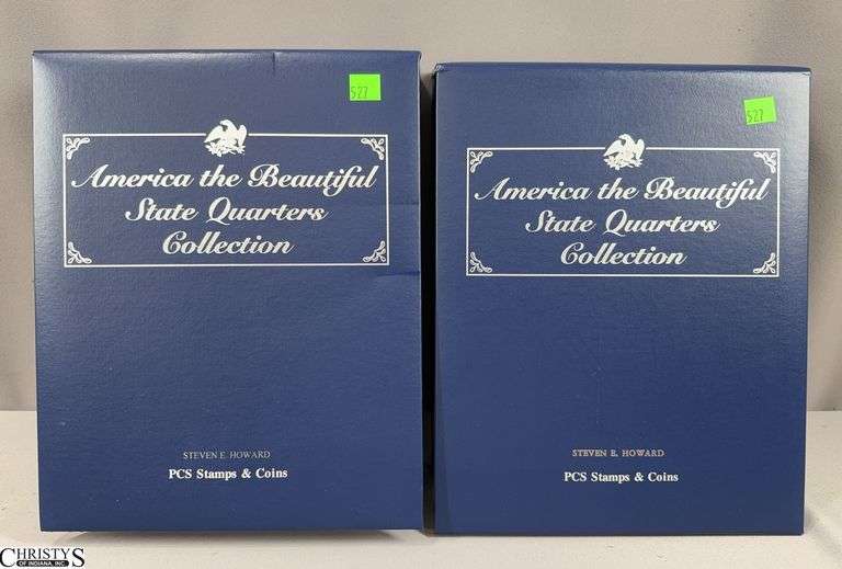 American The Beautiful State Quarters Collection Volume I and II by the PCS Stamps and Coins image