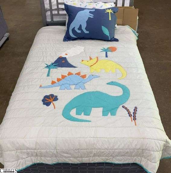 Full Size Dino Bedding and Pillows *Bed NOT Included* image