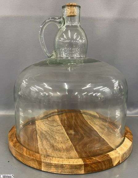 Farmhouse Rustic Jug Look Cake Dome 15x15" Tall image