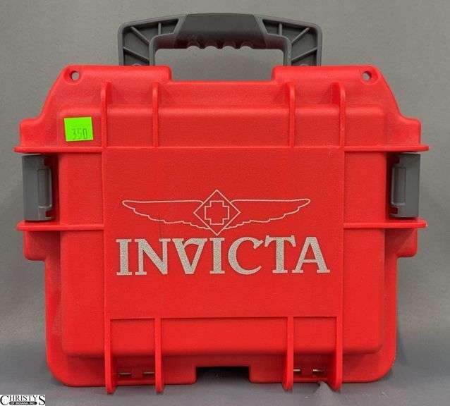 Invicta Red 3 Slot Protective Case image