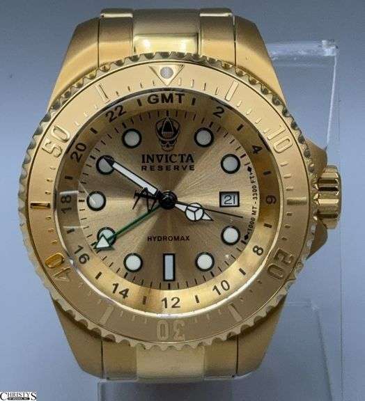 Invicta Reserve Hydromax Gold Tone Men's 52mm Watch with Box 29730 image