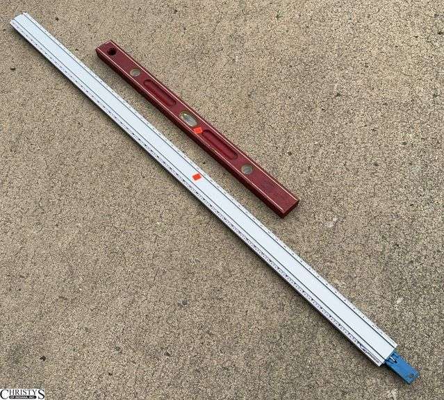Wooden 30" Level, Saw Guide 53.5" image