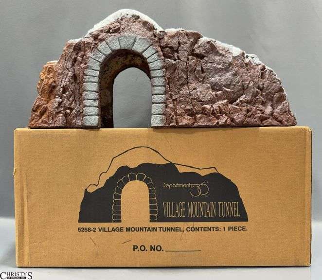 Dept 56 Train Tunnel Mountain In Box 19.5" Wide image