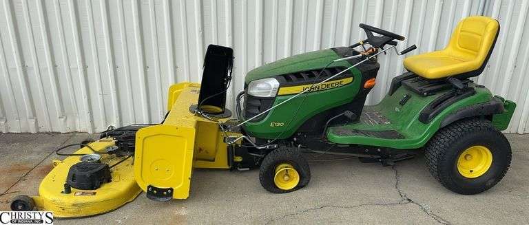 John Deere 130 Hydrostatic with 42” Mower Deck and 44 Snowblower. image