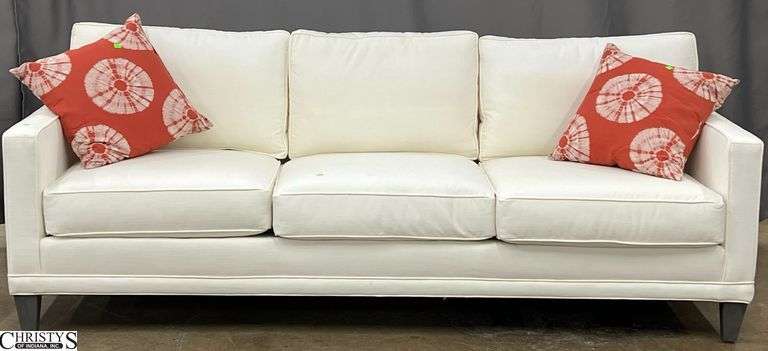Rowe Furniture Sofa with Accent Pillows 87x37x30 image