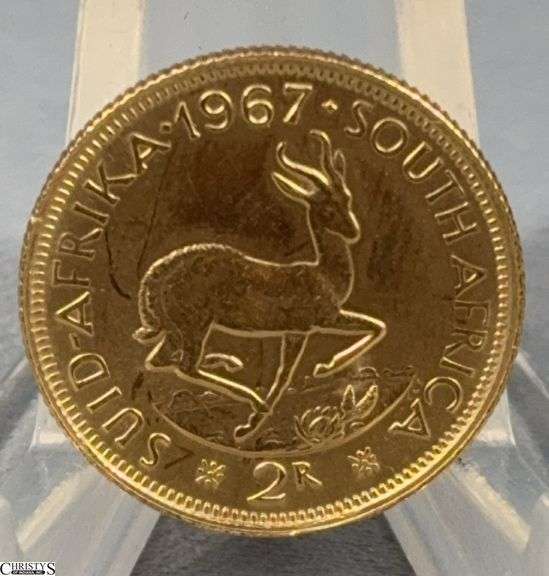 1967 South African 2 Rand Gold Piece image