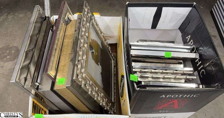 Assorted Tabletop Photo Frames - 8" x 10" of largest image