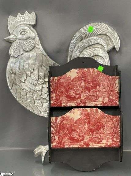 Aluminum Rooster Tray 22" Tall and Letter Sorter image