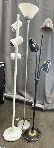 3 Floor Lamps - 71" of tallest image